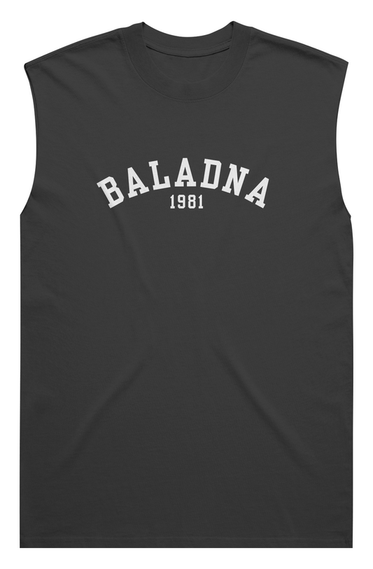 Baladna 1981 Heavy Faded Cotton Tank | Vegan UPF 50+ Protection