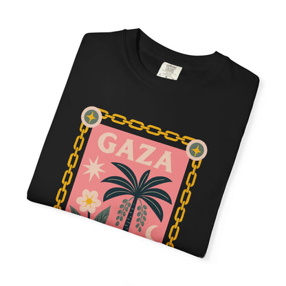 Gaza Break the Chains Cotton Tee - Front Print