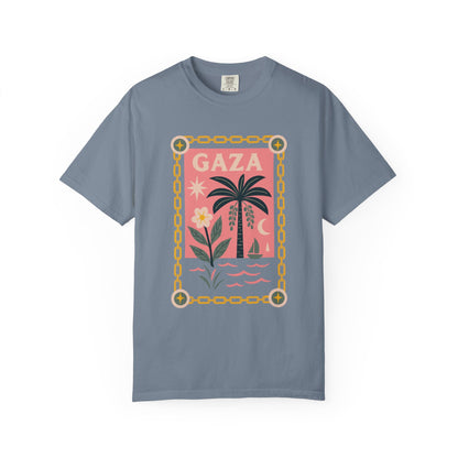 Gaza Break the Chains Cotton Tee - Front Print