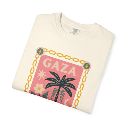 Gaza Break the Chains Cotton Tee - Front Print