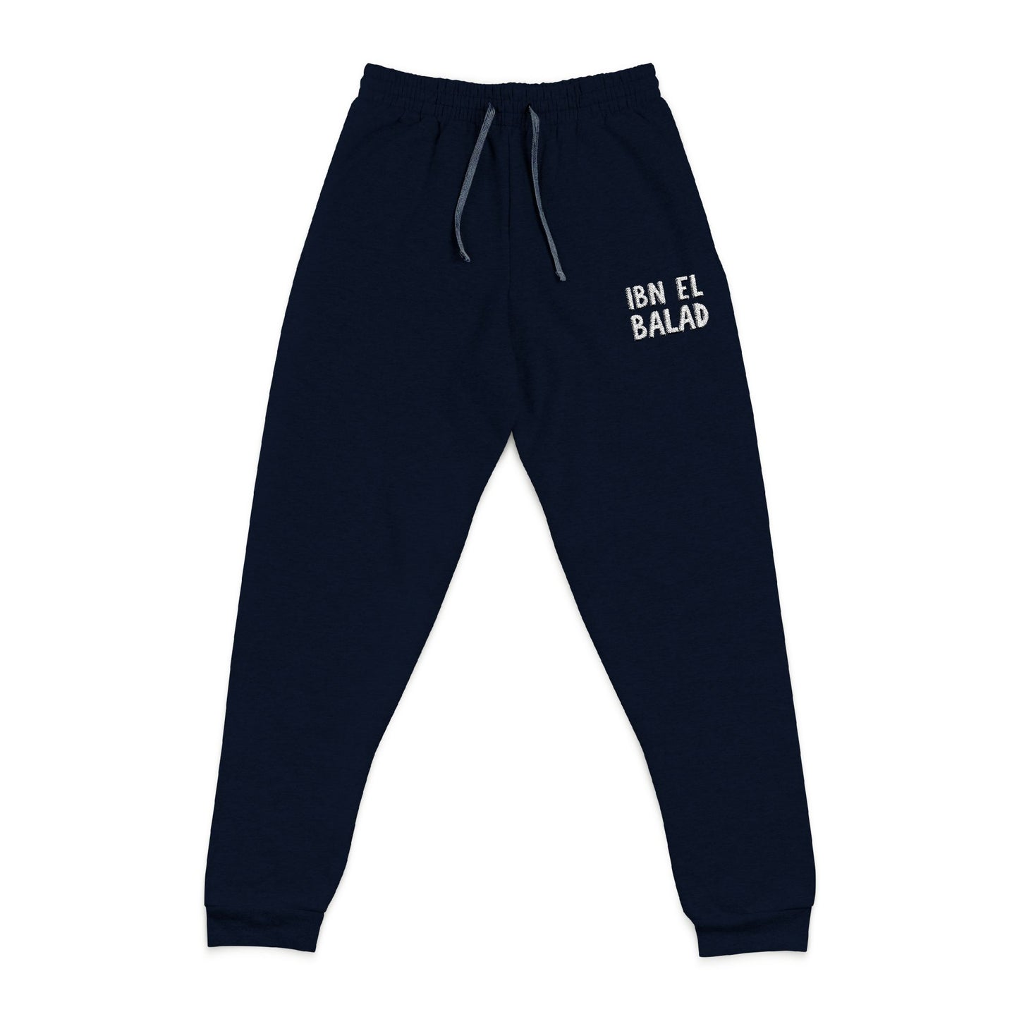 Ibn el Balad™ Embroidered Midweight Jogger in Black or Navy