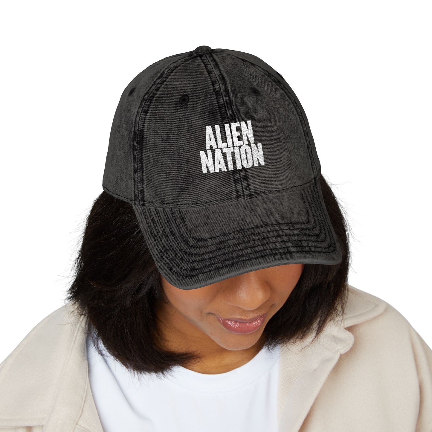 'Alien Nation. We come in peace.' Embroidered Cap