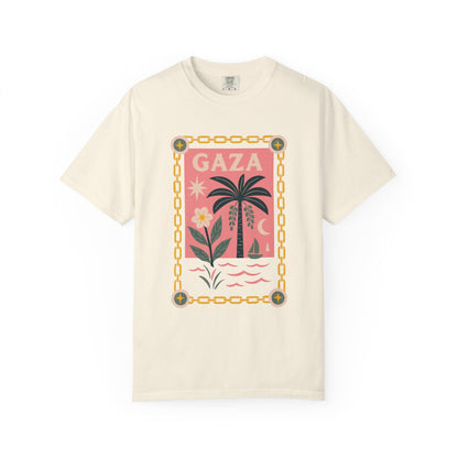 Gaza Break the Chains Cotton Tee - Front Print