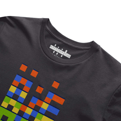 Gaza (غزة) in Pixels Graphic Cotton T-Shirt