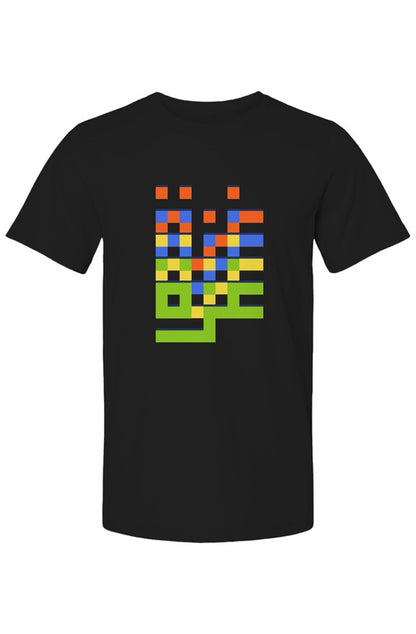 Gaza (غزة) in Pixels Graphic Cotton T-Shirt