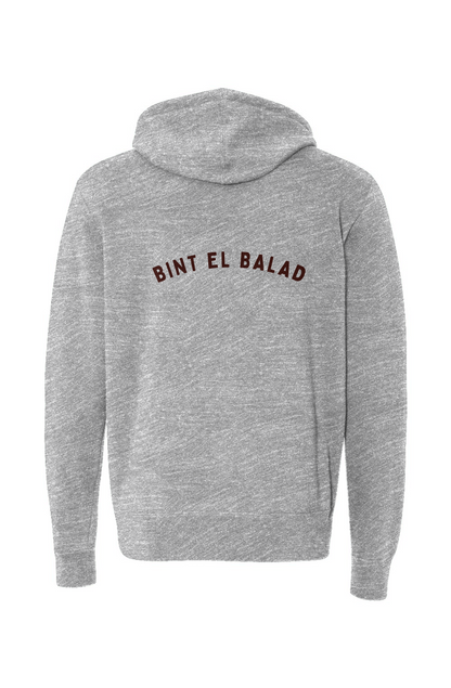 Bint el Balad Lightweight Zip Cotton Hoodie