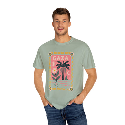 Gaza Break the Chains Cotton Tee - Front Print
