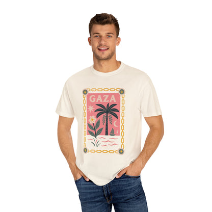 Gaza Break the Chains Cotton Tee - Front Print