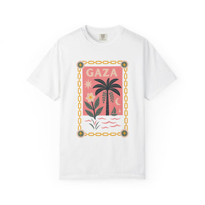 Gaza Break the Chains Cotton Tee - Front Print