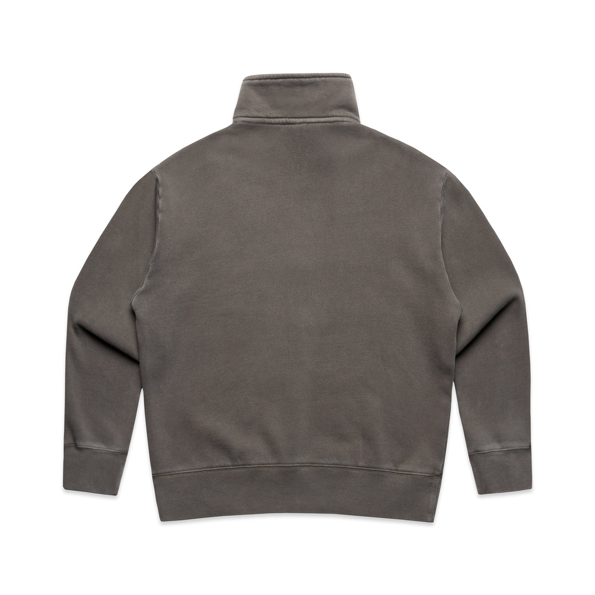BALADNA Men's Relax Faded Quoter Zip Sweater
