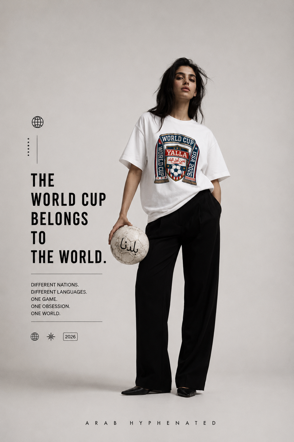 YALLA World Cup Heritage Cotton Tee | Limited Edition UPF 50+ Vegan