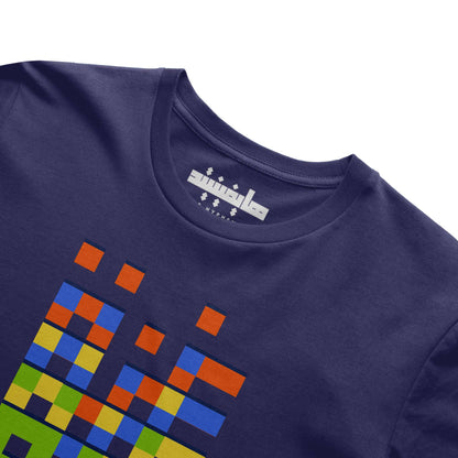 Gaza (غزة) in Pixels Graphic Cotton T-Shirt